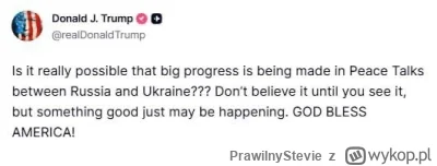 PrawilnyStevie - Trump napojony ayahuascą znów się dorwał do klawiatury #rosja #ukrai...