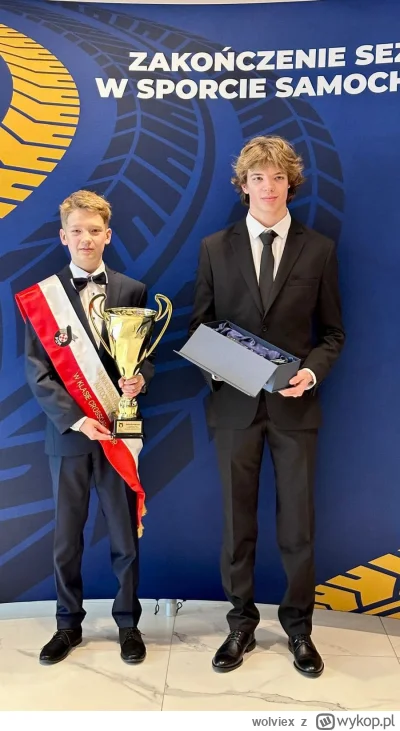 wolviex - Tymek pochwalił się, że wraz z bratem (wicemistrz autocross) odebrali nagro...