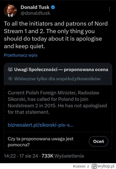 Koziom - Pisowcy już próbują notkę dodać XD
#polityka #sejm #bekazpisu #niemcy #ukrai...