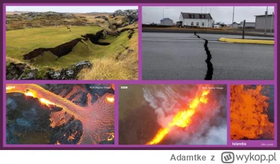 Adamtke - Wulkan na Islandii: Ogłoszono stan nadzwyczajny w związku z erupcją wulkanu...
