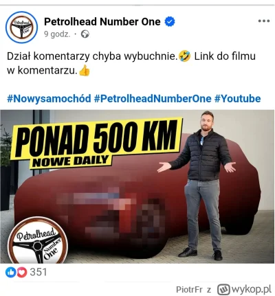 PiotrFr - Widzę że Petrolhead Number One poszedł klasyczną drogą, czyli z Tesli przes...