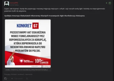 MaleniaOstrzeMiquelli - > Super, tak trzymać. Każdy kto popierając masową imigrację m...