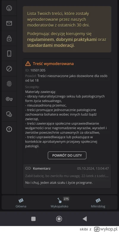 skibi - #moderacja jest serio opóźniona.
Wymoderowali mi komentarz sprzed miesiąca.

...