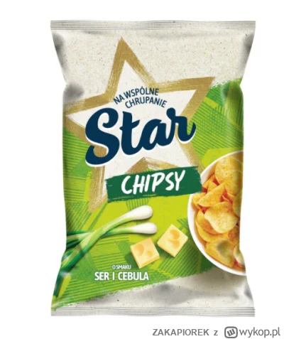 ZAKAPIOREK - @TrexTeR: firma star chips , do dzisiaj zdążyli już ze 3 razy etykiete z...