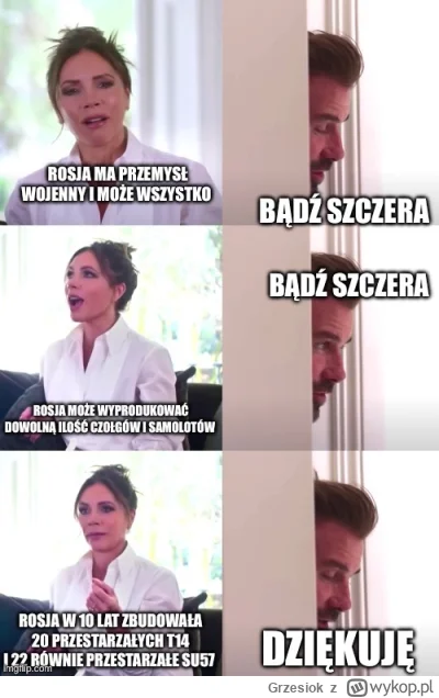 Grzesiok - Ruska propaganda donosi:
Niestety, to, że Rosja przestawiła gospodarkę na ...