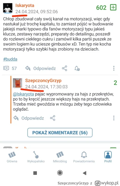 SzepczoncyGrzyp - Ludzie śmiali się ze mnie, gdy mówiłem co myślę o tym osobniku xD

...