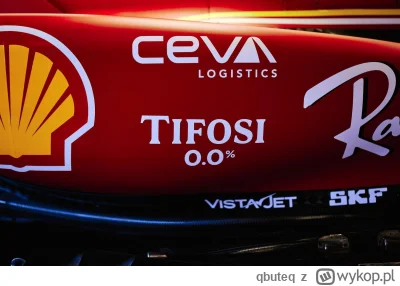 qbuteq - Ferrari dumnie prezentuje szanse na zdobycie mistrzostwa na malowaniu bolidu...
