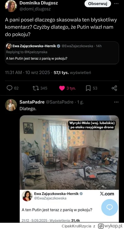 CipakKrulRzycia - #bekazkonfederacji #ewazajaczkowska #polityka
#polska
ale, że Ewcia...