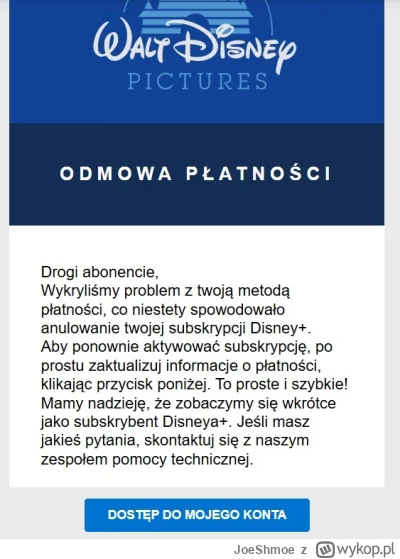 JoeShmoe - #scam #przekret #ciekawostki #wyludzaniedanych 

Taki oto email od "Zespół...