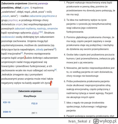 Ivan_Sekal - @POgromcaCentaurow: ja tam lekarzem nie jestem żeby diagnozować ale mogę...