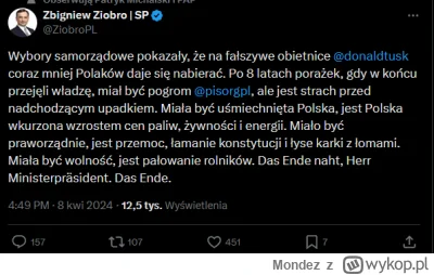 Mondez - Ten już jest zdrowy ( ͡° ͜ʖ ͡°)
#bekazpisu #pis #zero #polityka #sejm #wybor...