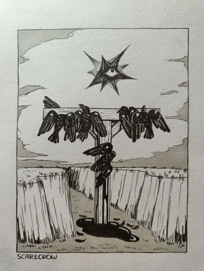 Treant - #inktober #inktober2024 #rysujzwykopem