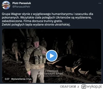 OBAFGKM - Jest i ta ku*** Panasiuk. 
#ukraina #panasiuk #wojna
