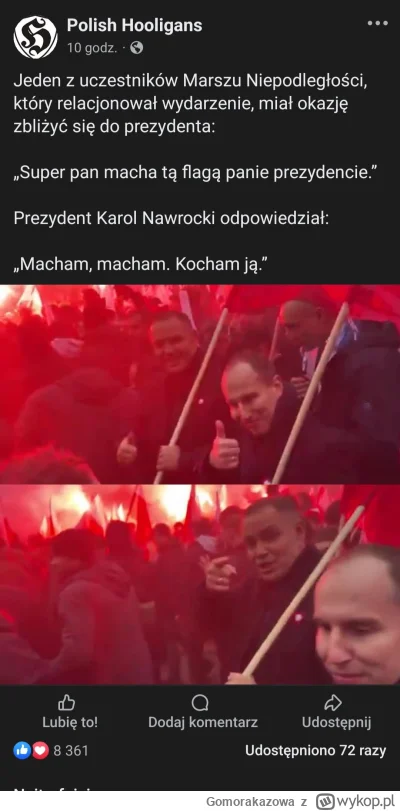 Gomorakazowa - XDDD

MACHASZ TAKOM FLAGOM? STARY, PIĘKNA JEST

#polityka #marszniepod...