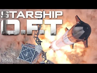 MordimerM - Animacja pokazująca jak najpewniej będzie wyglądał lot orbitalny Starship...