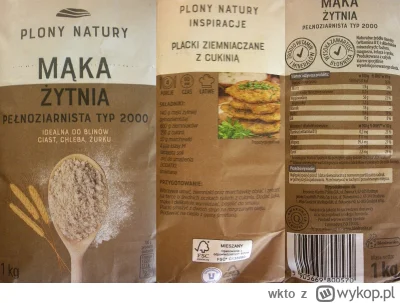 wkto - #listaproduktow
#makazytnia pełnoziarnista typ 2000 Plony Natury #biedronka
ak...