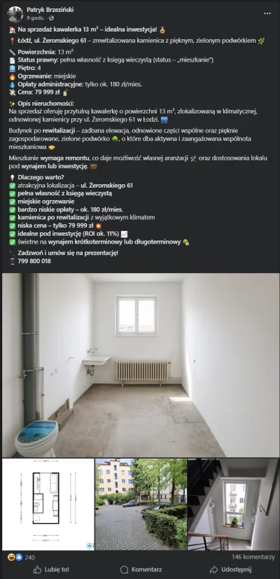 wujek_mikazjusz - Taki kwiatek z kategorii prawie #patodeweloperka (bo rynek wtórny) ...