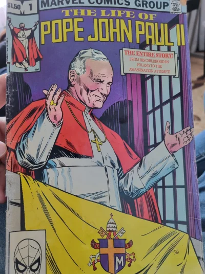 LubieSzaszylkiZLublina - Wiedzieliście, że JP2 był superbohaterem marvela? 
#cenzopap...