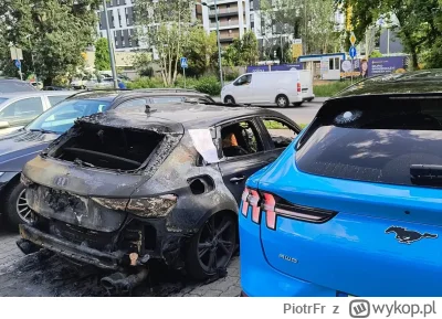 PiotrFr - Elektryki płoną już tak perfidnie, że podpalają auta obok a same się nie za...