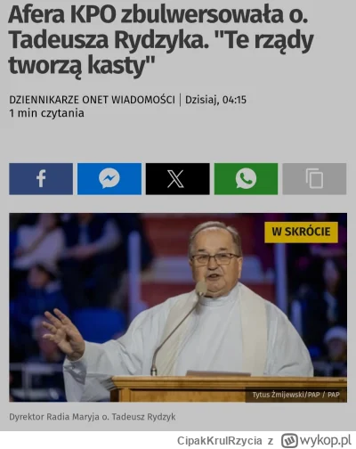 CipakKrulRzycia - #kpo #polityka #bekazkatoli
chyba go boli