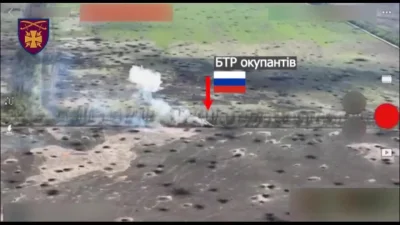 Trismus - Ukraiński czołg  niszczy ruski transporter opancerzony dwoma bezpośrednimi ...