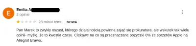 MakaryChopin - @JanKowalski2023: Myślisz że tej Pani też Google usunęło opnię? Czy po...