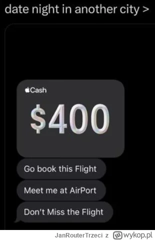 JanRouterTrzeci - A wam przegrywy ile hajsu samica przelewa żebyście do niej przyleci...