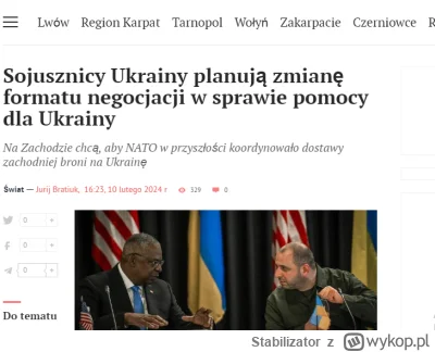 Stabilizator - #ukrainskaprasa Sojusznicy Ukrainy planują zmianę formatu negocjacji w...