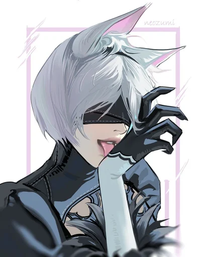 bakayarou - #randomanimeshit #nierautomata #yorha2b #anime