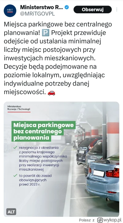 Polasz - "Radźcie sobie sami"
Nowy projekt Ministerstwa rozwoju technologi. Kolejny p...