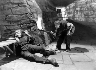 podsloncemszatana - A tu jeszcze zdjęcie z „Frankensteina”. Po lewej Boris Karloff, a...