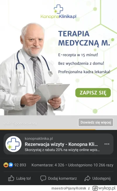 maestroPijanyRolnik - fajna reklama xD
#marihuana #dziwnypanzestocku #heheszki #humor...