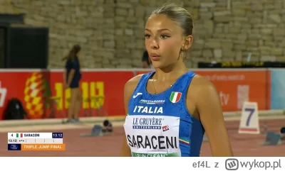 ef4L - Erika Saraceni, reprezentantka Włoch w trójskoku. Rocznik 2006.
#ladnapani #le...