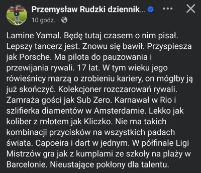 Lolenson1888 - Pszemek Rudzki. Jezus Maria xD
Takiej grafomanii w wykonaniu dziennika...
