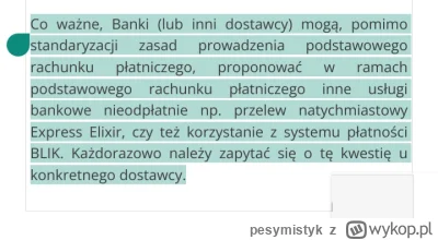 pesymistyk - Czy ktoś wie, czy jakiś bank pozwala korzystać z blika mając podstawowy ...