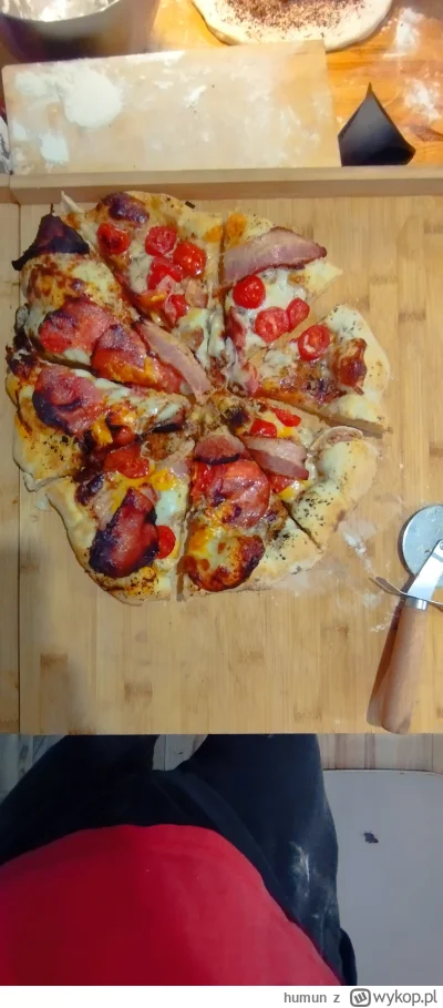 humun - #pizza pizza z rana jak smietana.