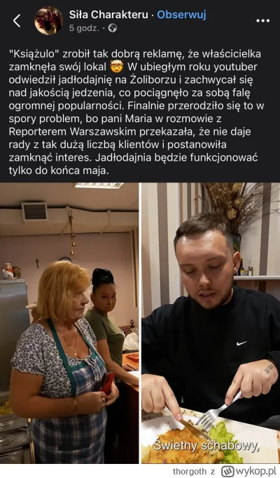 thorgoth - Co to za piramidalny absurd? Baba zamyka knajpe bo jej za duży ruch w inte...