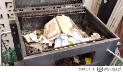 dizel81 - Piękna ekologiczna podpałka do grilla u Kiszonkowca w grillu dla gości na t...
