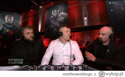 matthewonthego - #ksw a co to za łysego bohatera KSW tam powiesili na ścianie? xDDDDD...