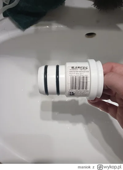 maniok - @mateo_olsztyn uszczelki są na redukcji którą wkładam w tą wewnętrzną rurę