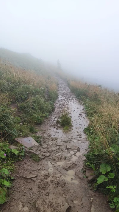 Teuvo - może i nie ma widoków ale za to deszcz pada i jest błoto a ja mam przemoczone...