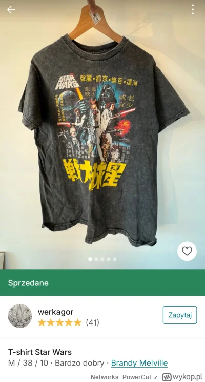 Networks_PowerCat - @piesprzewodnik: kupiłam na vinted jak większość moich ciuchów, m...