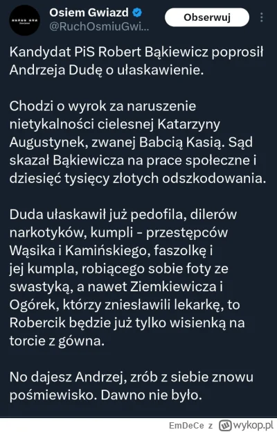 EmDeCe - #bekazpisu #bekazprawakow #anzejmusisz #duda #polityka 

I tak się żyje powo...