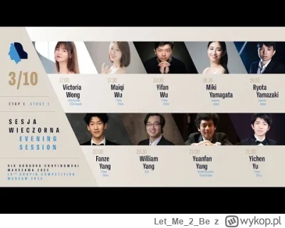 LetMe2_Be - Wbijajcie na transmisję koncertu Chopinowskiego! Naprawdę wysoki poziom o...