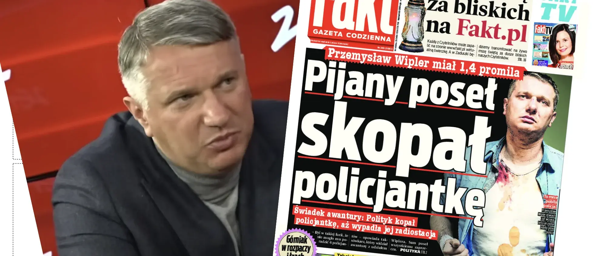dzony77 - Wipler coś tam jęczy, że zły komuch zabrania pić w sejmie bo ma problemy z ...
