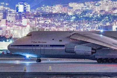 GN0SIS - >Rosyjski olbrzym Antonow - 124 przyleciał do Teheranu po nowe Szahidy.
#ukr...