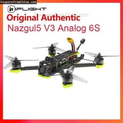 n____S - ❗ iFlight Nazgul5 V3 Analog 6S 245mm 5inch Drone BNF
〽️ Cena: 256.20 USD (do...