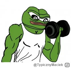 TypicznyMaciek - #silownia 
Oficjalnie wycisnąłem więcej niż ważę (95, ale był zapas ...