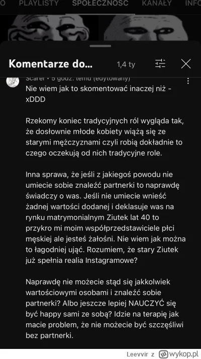 L.....r - Po prostu idz na terapie czego nie rozumiesz incelu
#blackpill