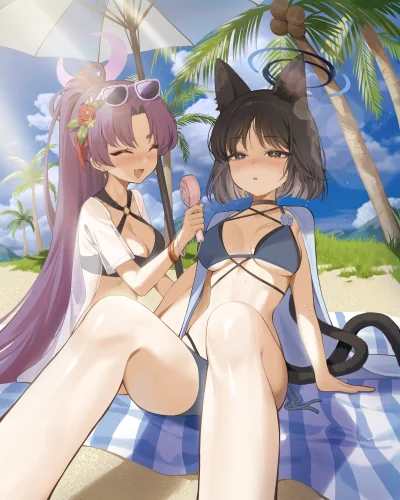 OttoFlick - #randomanimeshit #anime #kemonomimi #bluearchive #yukari #kikyou